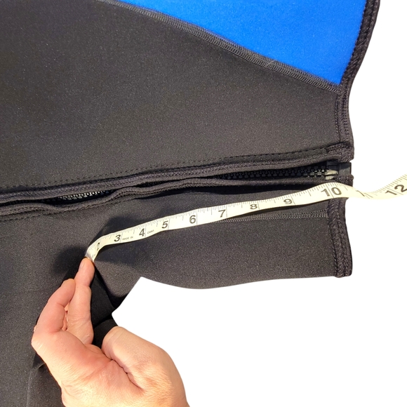 Henderson Shorty Wet Suit Dive Wear Neoprene Front Zip Black & Blue XXXL - Picture 10 of 10